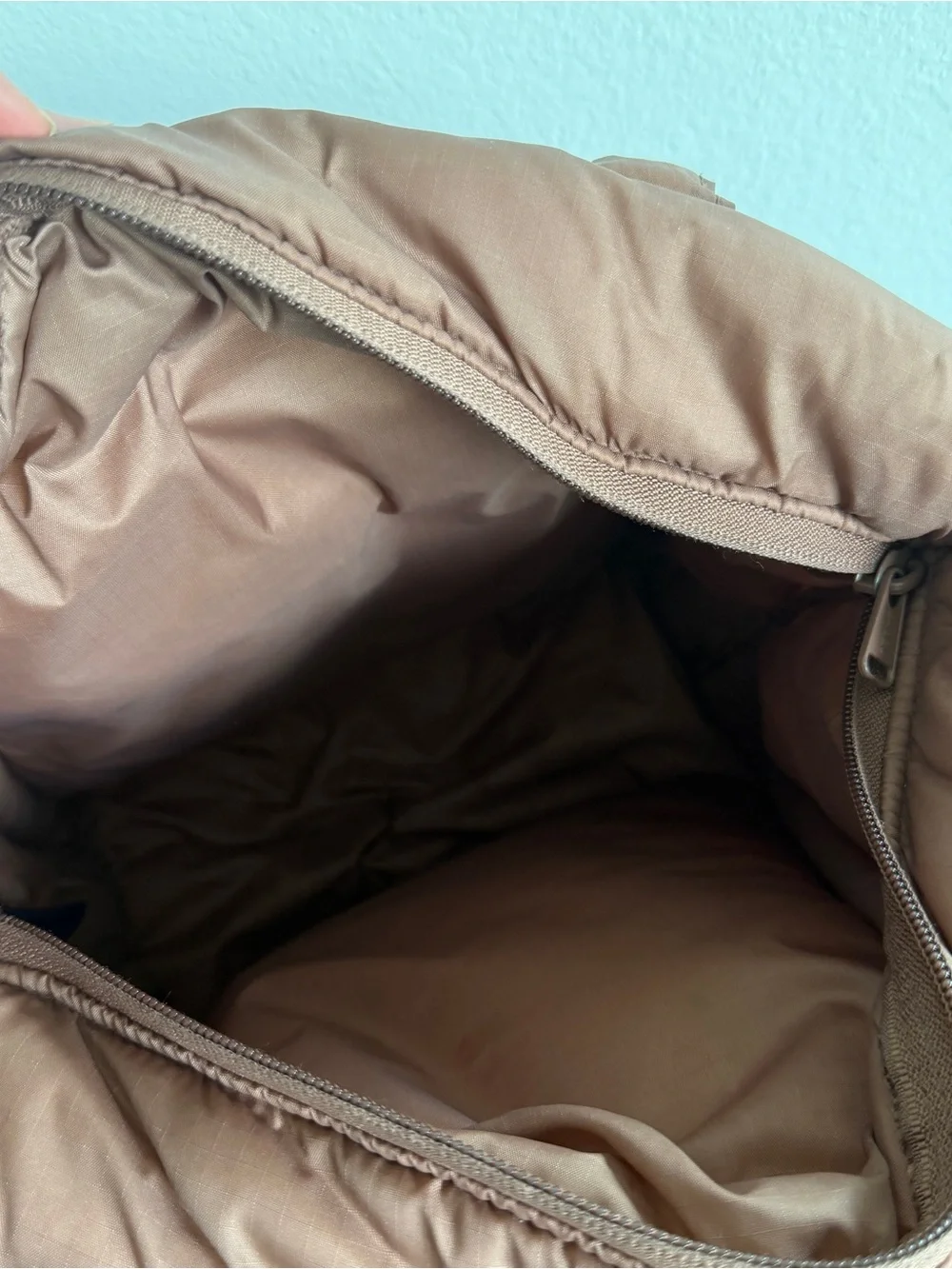 Baggu Puffer Mini Tote in Brown